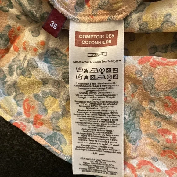 Comptoir des Cotonniers silk blouse, size EU36 - Picture 3 of 7